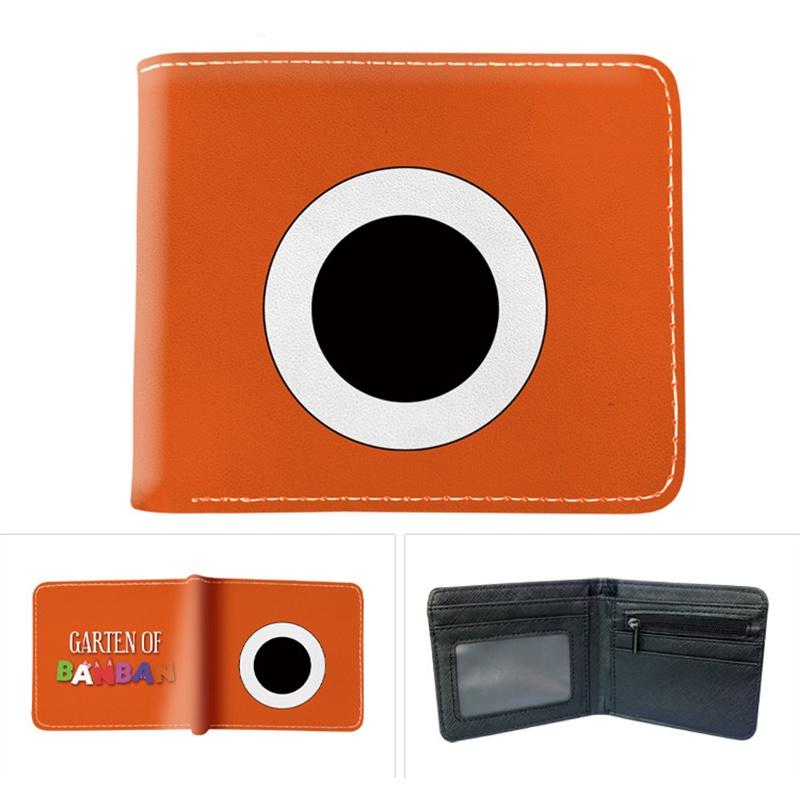 

Garten Of Banban Cartoon Bifold Short Wallet W/coin Purse Id Window Orange