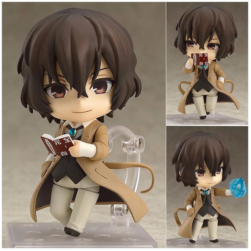 Nendoroid Bungo Stray Dogs Anime Figure Dazai Osamu Nakajima Atsushi Chuuya Nakahara Movable Model Doll Ornament Gift