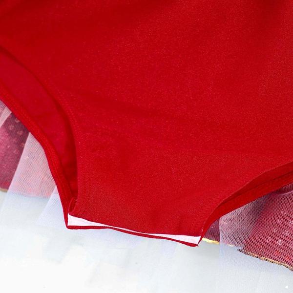 Copii Fete Paiete Balet Tricou Rochie Fără mâneci Rochie Tutu Costum Scenă de Crăciun