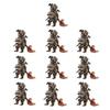 10 Sheets Funny Monkey Hugging Plush Toy Stickers Quirky Vinyl Decals for Laptops Water Bottles Luggage Skateboards Waterproof DIY Crafts