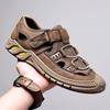 2025 Vintage Classic Mens Sandals Summer Genuine Leather Sandals Men Outdoor Casual Lightweight Sandal
