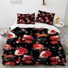 Luxury New 3D Print Cat Merry Christmas Santa Claus Bedding Set Double Twin King Duvet Cover Pillowcase Boys Adults Bedroom