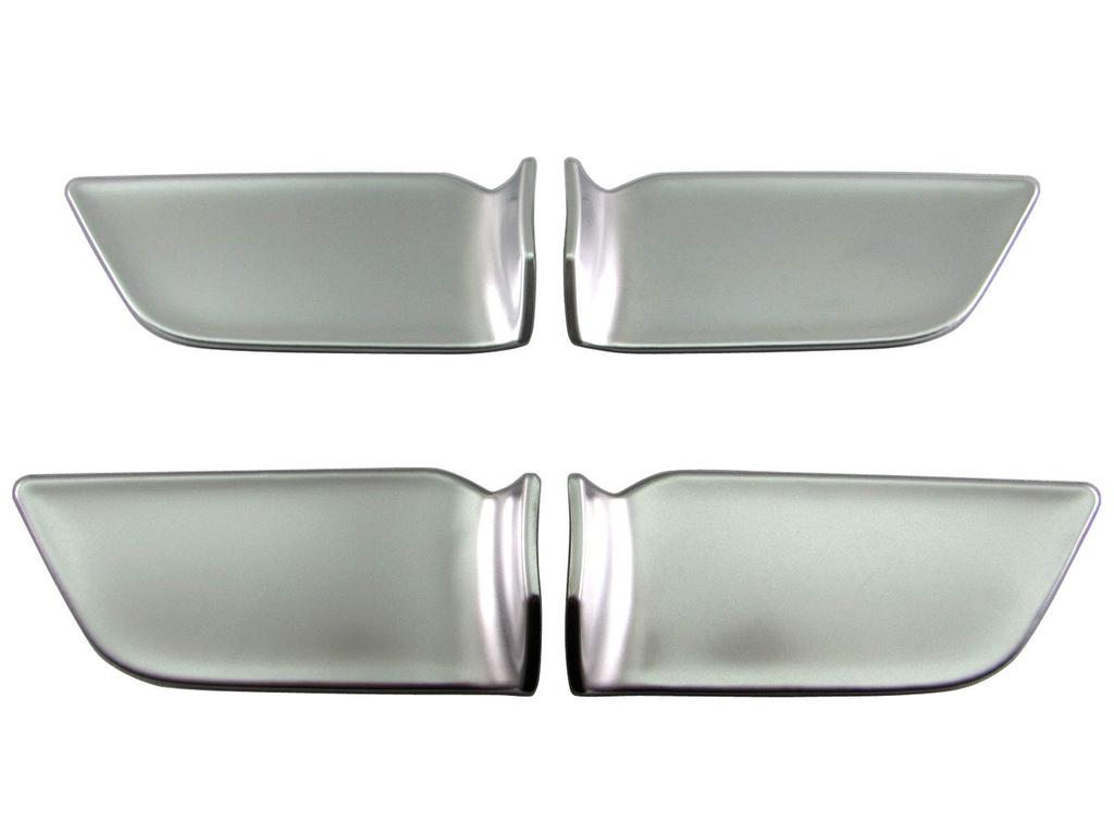 BRIGHTZ Stainless Steel Inner Door Handle Satin for Toyota Harrier Cover, Silver, Plated, MXUA80/MXUA85 [INS-DHC-076], XUA80/XUA85/UA80/UA85/A80/A85,