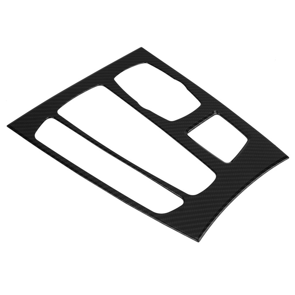 Car Interior Center Gear Shift Panel Cover Trim for BMW X5 X6 F15 F16 14 18 (Carbon Fiber)