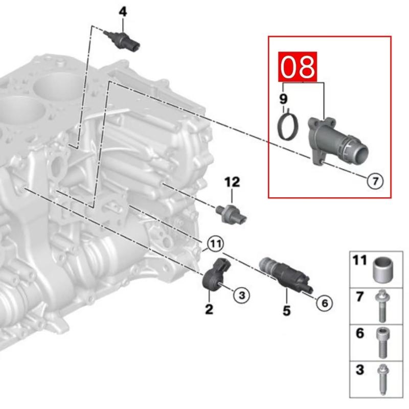 Upgraded Aluminum Coolant Water Connector Radiator Tube Joint Direct Fit Replacement 11118511205 For B38 B48 Models