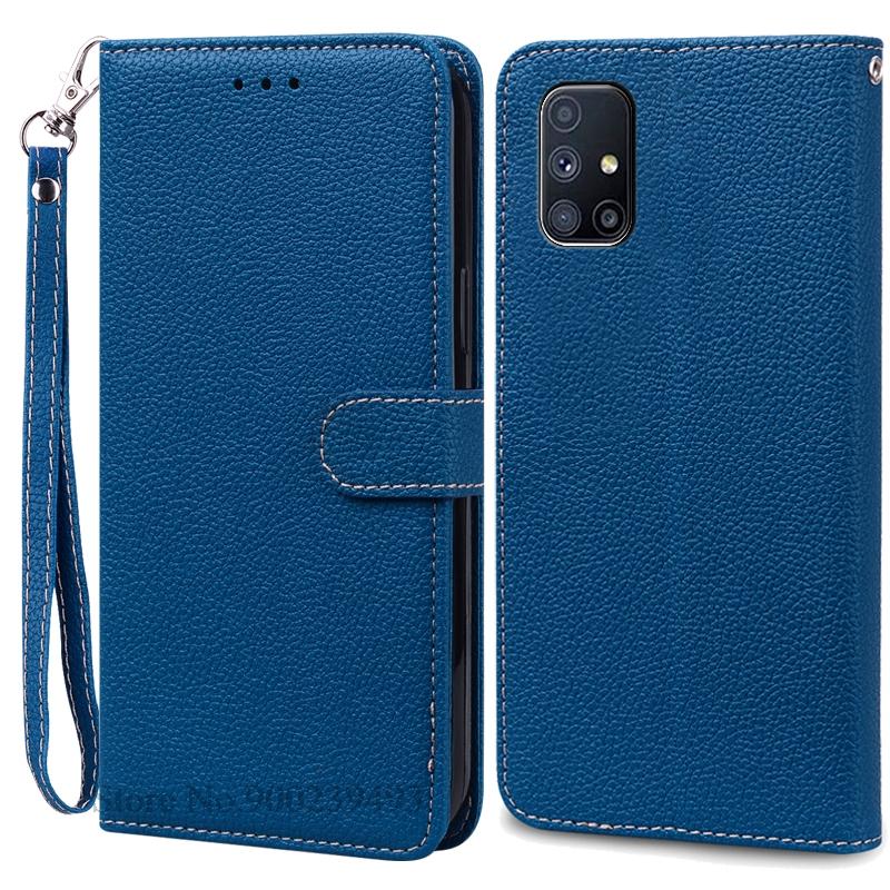 For Samsung M51 Case Soft Silicone Wallet Leather Flip Case For Samsung Galaxy M51 Case M 51 Stand Book Cover Coque Fundas
