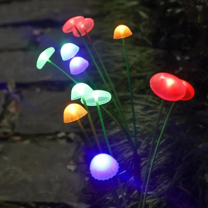 1/3/5 stk 6LED Sopplys Manetlampe Utendørs Vanntett Solcelle Hagebelysning for Villa Hage Gårdsplass Park Dekorlampe