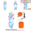 Cute Unicorn Dress-up Prop For Festivals And Events Inflatable Blue Costume