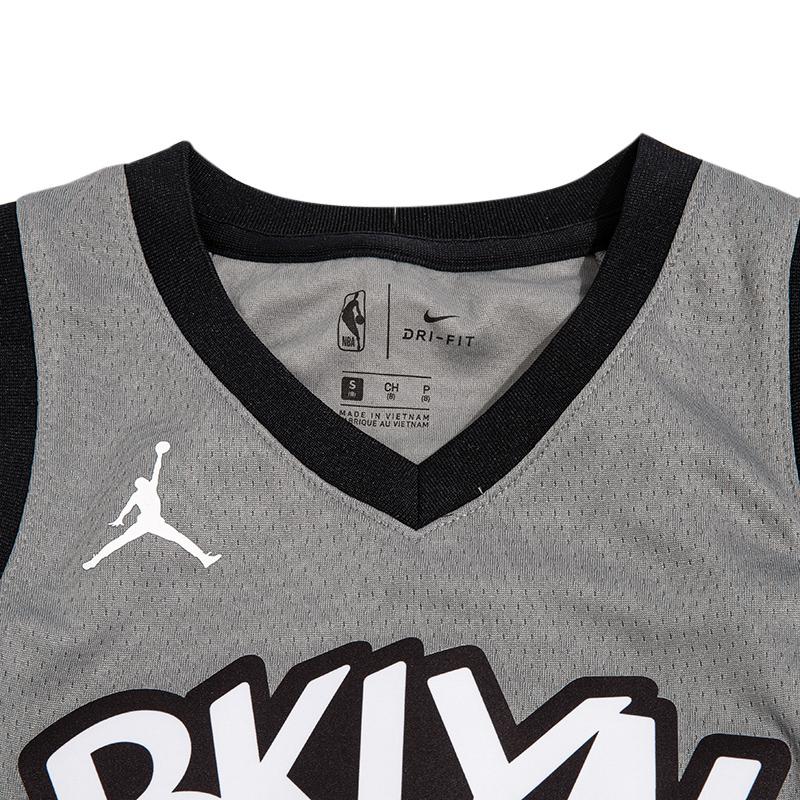 Nike Brooklyn Nets 11 Jersey Training Set Kids Sportswear Gray 3Y2B7BXAP-NYNKI