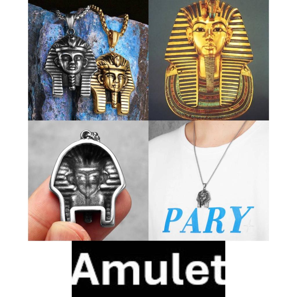 Pharaoh Necklace Ancient Egypt Egyptian Symbol Eternal Life Pendant Amulet Talisman Power Authority Jewelry