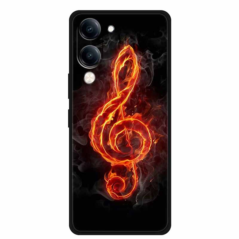 Case For Vivo Y04 Y04S Y37C 4G Soft Silicone TPU Protector Shell Cartoon Lovely Gift Anime Phone Cover Capa Y 04 04S 37C Bumper