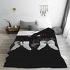 Custom Sofa Fleece Depeche Cool Mode Heavy Metal Rock Band Throw Blanket Warm Flannel Blankets for Bedroom Home Sofa Quilt