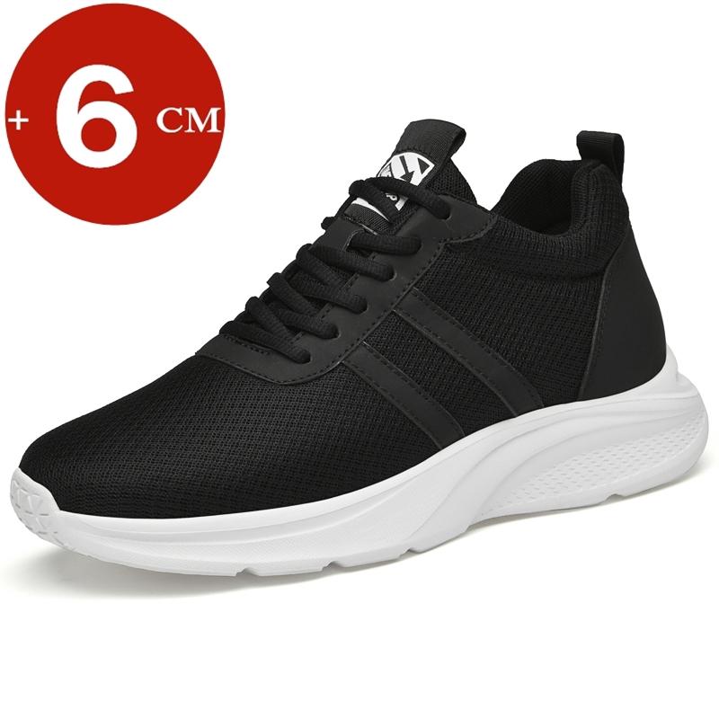 

Man Lift Sneakers Elevator Shoes Casual Height Increase Shoes for Men Increase Insole 6CM Sports Tall Leisure Soft Footwear 36