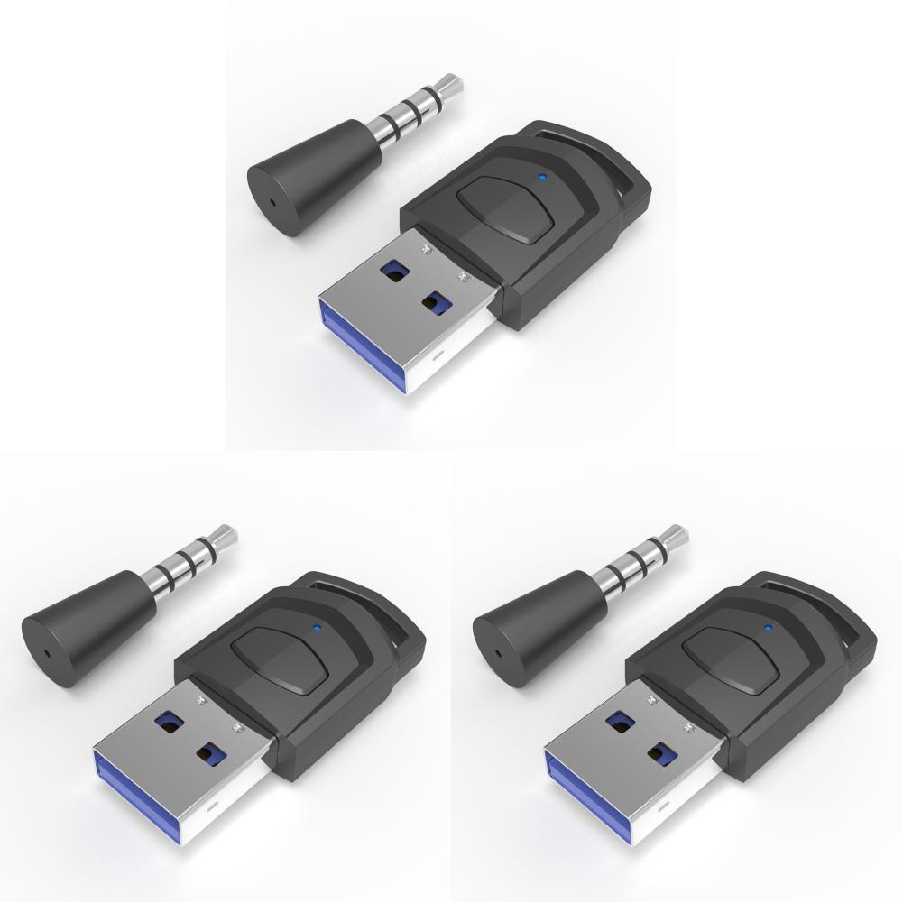 Receptor adaptor audio pentru căști pentru jocuri fără fir pentru consolă de jocuri PS5 PS4 Căști pentru PC Transmițător audio Bluetooth 5.0