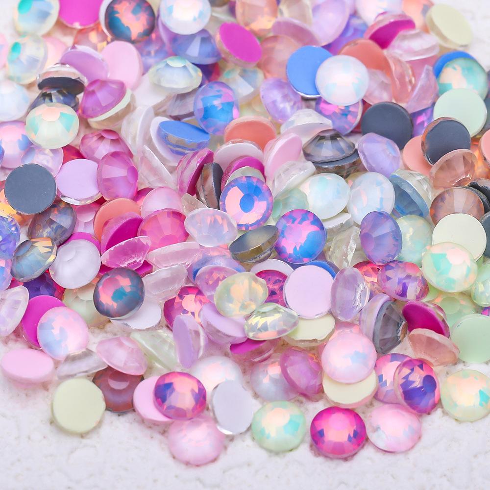 Weichen Fluorescent Protein Drill, Flat Bottom Drill Glass Rhinestone Neon Light Diy Luminous Nail Art Jewelry Nail Drill