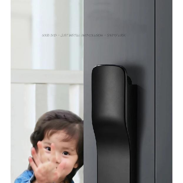 2023New Invisible DoorLocks Silent Bedroom Solid Wood Door Locks Minimalist Household Universal Children's Pet Safety Door Locks