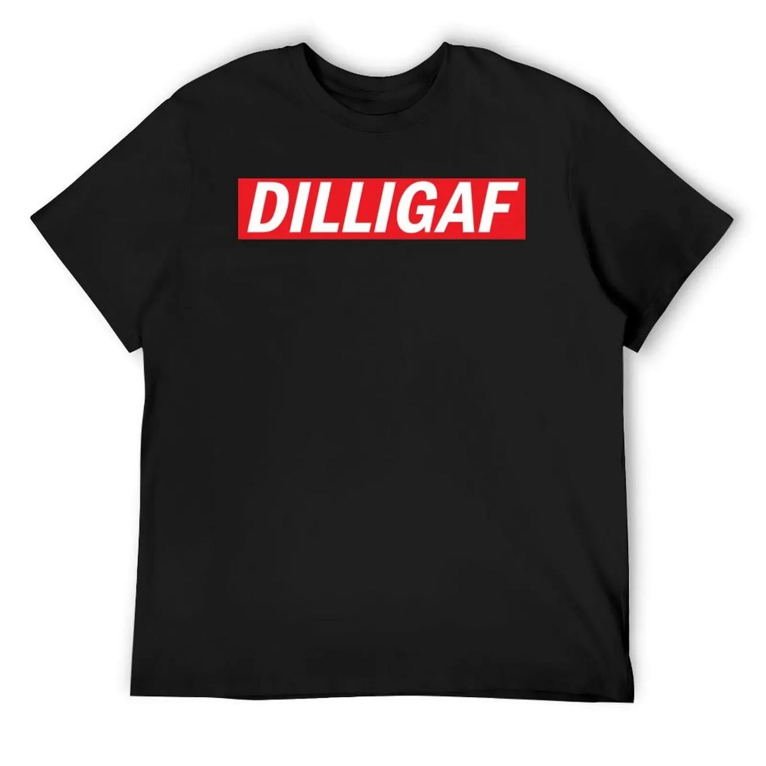 Dilligaf does it look like i give a T-Shirt vintage graphic tee Anime t-shirt funny gifts mens white t shirts S