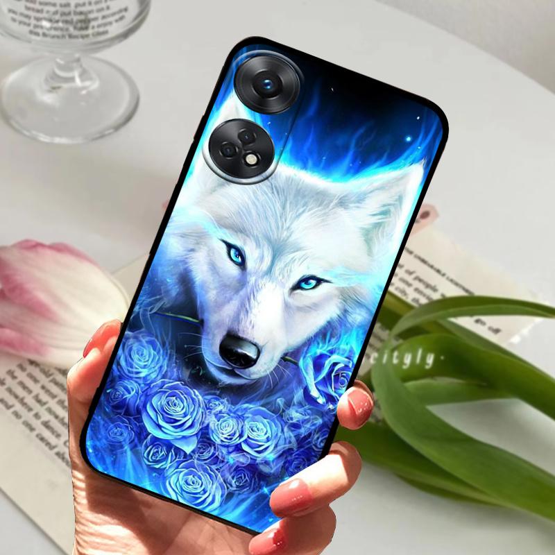 For Oppo Reno8 T 4G 5G Case Reno8T 8T Cool Fashion Soft Silicone TPU Phone Cover For OPPO Reno8 4G 5G Shockproof Bumper Fundas