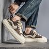 Autumn new low-top thick-soled heightening board shoes youth leather surface niche casual shoes