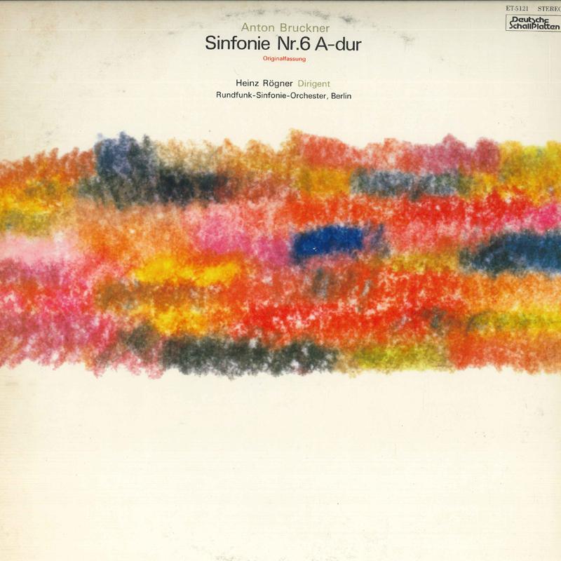 

LP Record HEINZ ROGNER, RUNDFUNK SINFONIE ORC - Bruckner: Symphony No. 6 original v ET5121 DEUTSCHE SCHALL Japan Classical Used