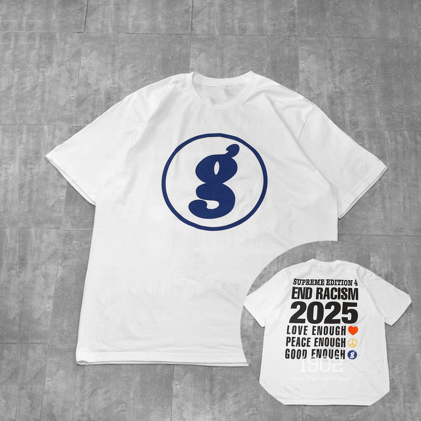 

Sup25SS Love and Peace Printed Summer Pure Cotton Men s and Women s Loose Sport All-match Short Sleeve Couple T-shirt 4XL