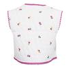 Vanida Embroidered Ecru Cotton Vest for Women LA PETITE ETOILE
