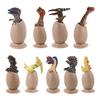 9Pcs Cute Hatching Dinosaur Egg Children's Hand Model Toy