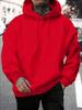 Urban Outdoor Men Hip Hop Sports Pullover Psalms 91 Vertical Cursive Text Back Design Comfort Loose Hooded Top