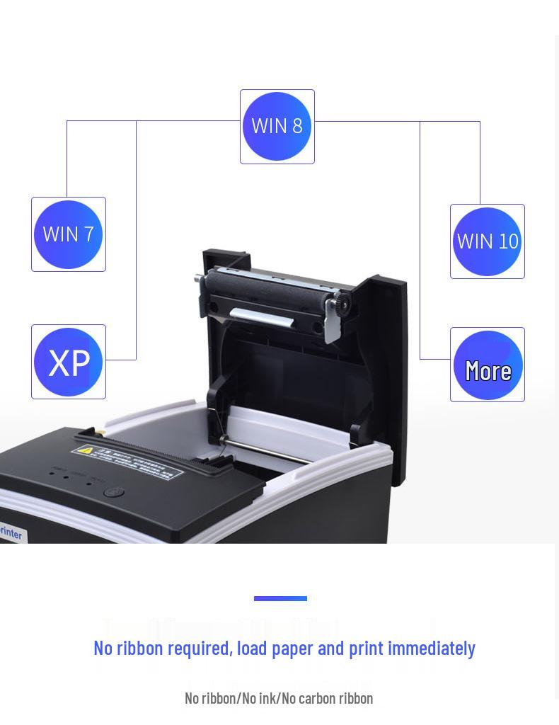 Xinye XP-N260H Meituan Takeout Kitchen Thermal Receipt Printer with Automatic Cutter