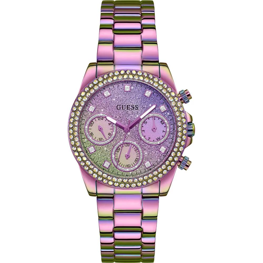 GUESS Sol Multicolour Stainless Steel Ladies Quartz Watch GW0483L5 фиолетовый