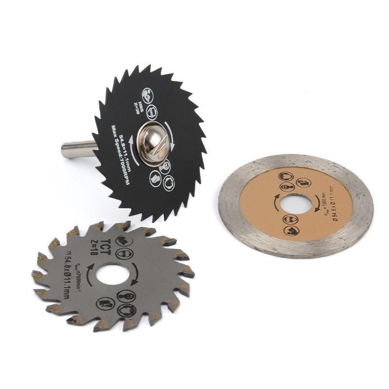 Mini High-Speed Steel Circular Saw Blade Set for Woodworking