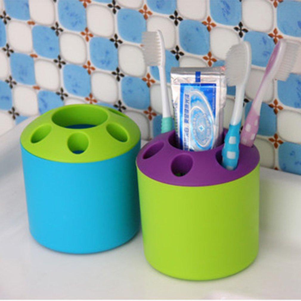 Buy Innovative Toothbrush Cylinder Plastic Brush Holder Bathroom ...