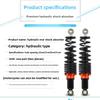 Electric Vehicle Rear Shock Absorber, Universal Shock Absorber for Motorcycle Modifications, Thickened Version