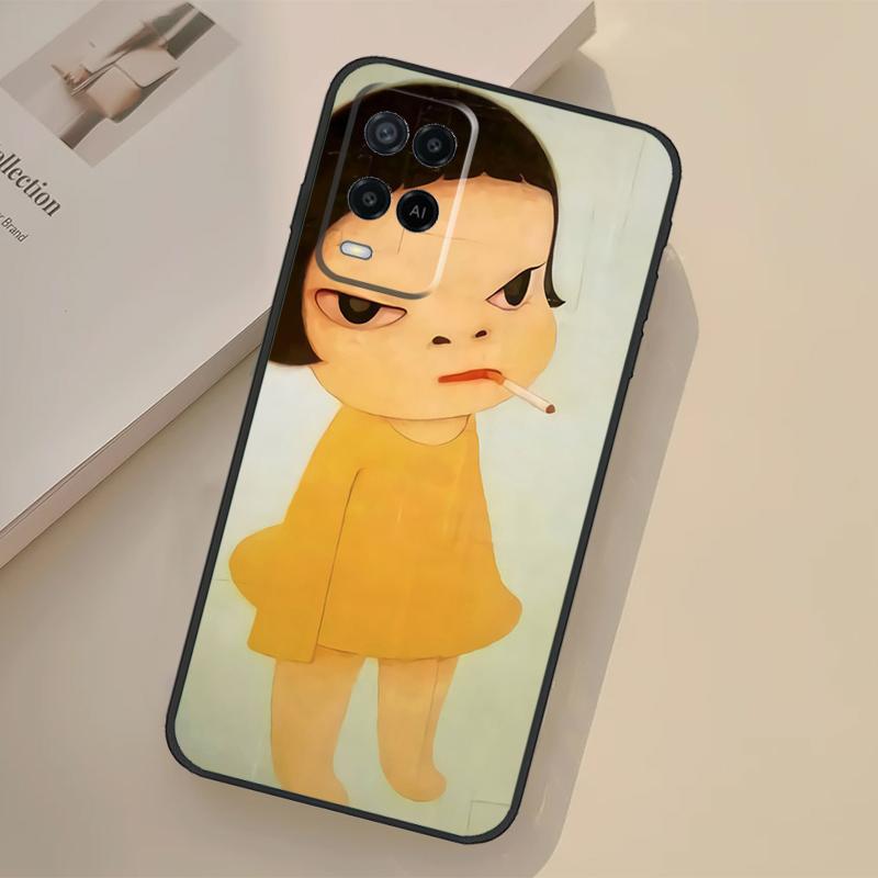 

Yoshitomo Nara Case For Oppo A17 A57 A77 A74 A54 A94 A78 A98 A18 A60 A80 A40 A38 A58 A96 A76 A16 A15 A5 Pro OPPO A74 5G