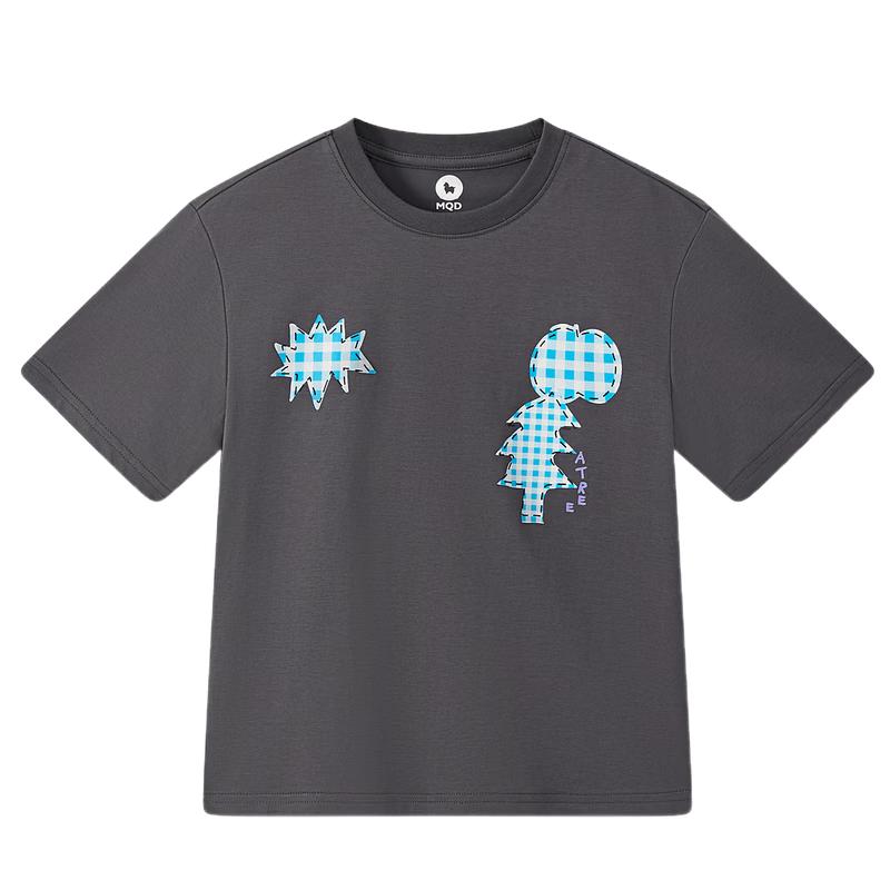 MQD Boys  Academy Style Fun Short Sleeve T-shirt 150cm