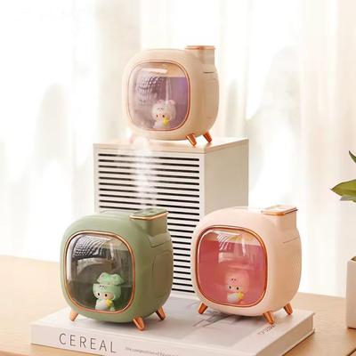 Cartoon Dolls Ultrasonic Air Humidifier 500ML Large Capacity Aroma Essential Oil Diffuser USB Colourful Breathing Night Lights