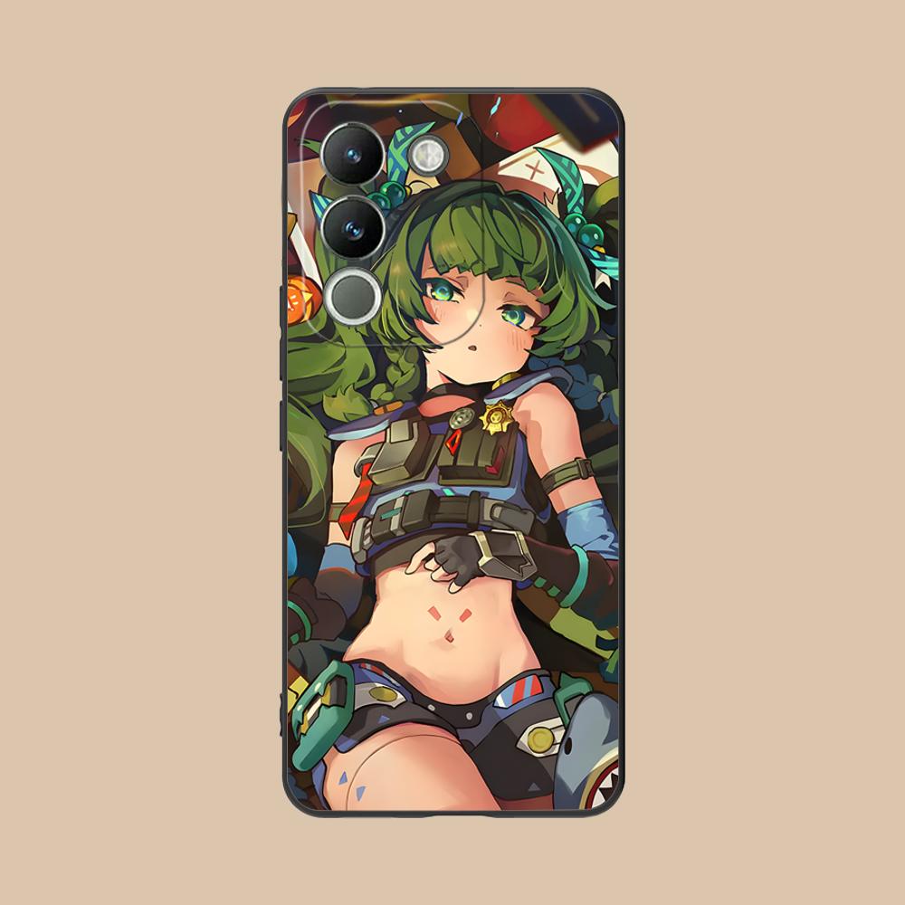 Zenless Zone Zero QingYi Phone Case for VIVO Y77 76 75 74 73 72 58 56 55 51 50 38 36 Y19 Y18 Y03 Y01 5G Colorful Printing Cover