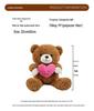 Herzumarmender Teddybär Plüschtier - Valentinstagsgeschenk