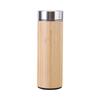 Bamboo Insulated Water Bottle 304 Stainless Steel Travel Cup Thermos Insulated Mug  Coffee