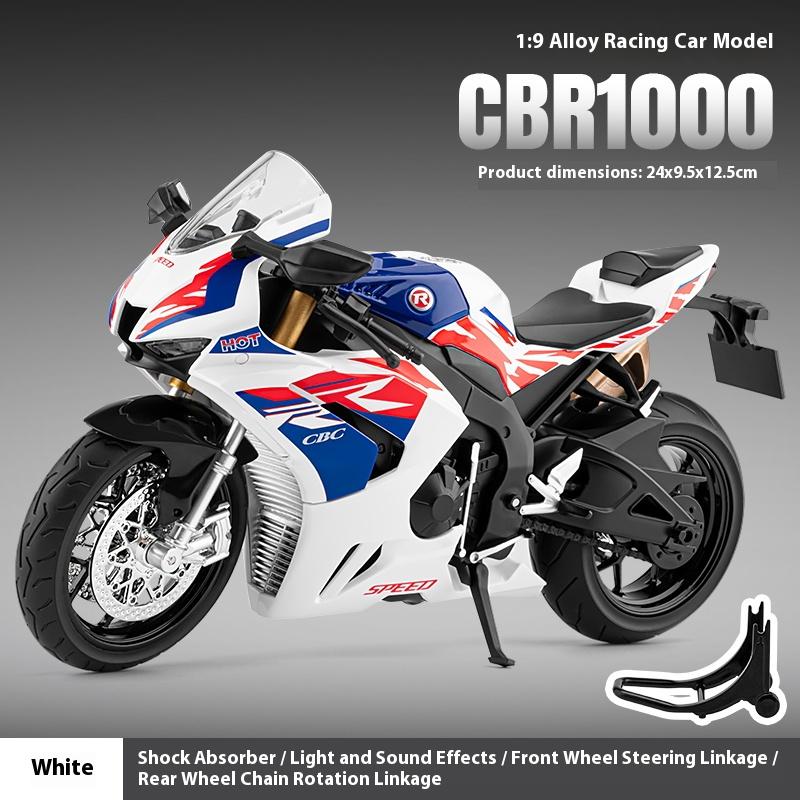 1:12 alloy motorcycle model, cool lighting, exquisite desktop ornaments, the best collection for motorcycle enthusiasts