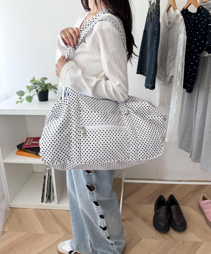 WEGO Big Boston Shoulder A4 Perfect for Outdoor and Size Pattern 2 2-Way Bag, Bag, Size, Activities, Travel, School, Gifting, Women's, F,