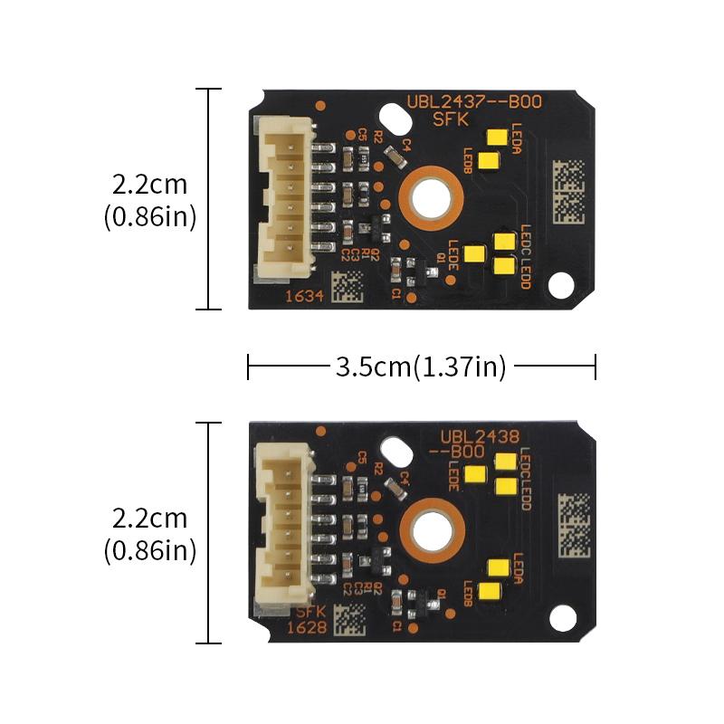 2/4PCS Yellow DRL Led Daytime Running Light Boards For Bmw G30 530i 540i F90 Adaptive LED Headligt DRL Module 63117214939/40
