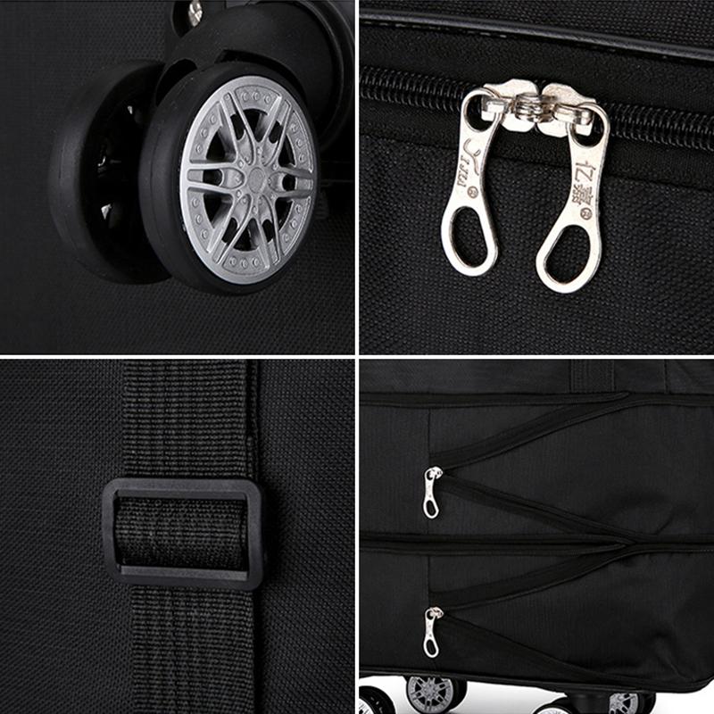 Universal Wheel Luggage Bag Can Carry a Travel Bag with Large capacity and Double-layer Expansion Storage Folding Hand Luggage Bag