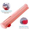 Food Wrap Dispenser Cutter Kitchen Tool Foil Cling Film Wrap Dispenser Plastic Sharp Cutter Storage Holder Kitchen Tool