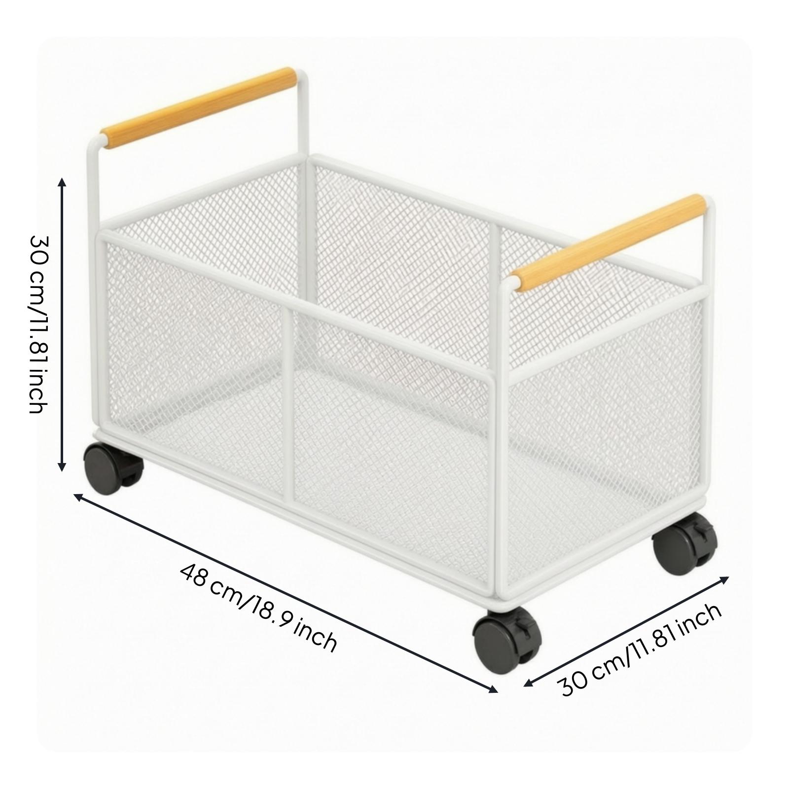 Easy to Move Mesh Basket with