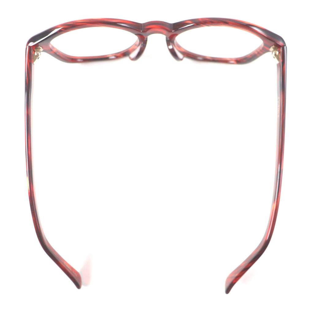 Great Ayame Glasses NEWOLD New Old Clear Red Mens Used