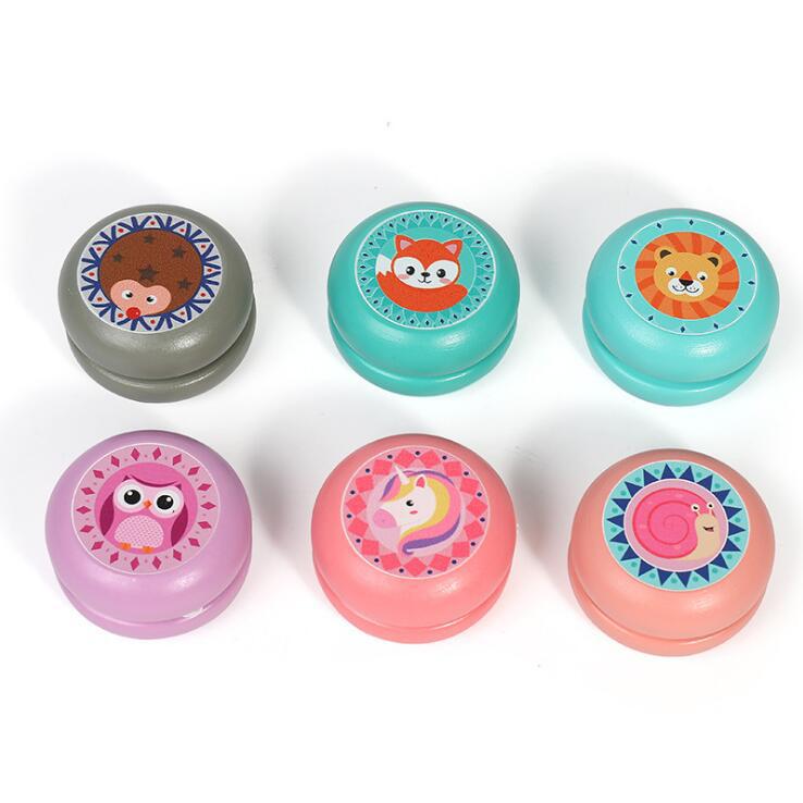 Creative Cartoon Wooden Yo-yo Toy for Kids