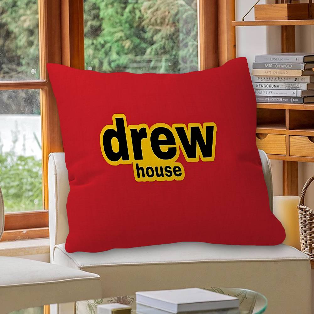Fashion D-Drew H-House Cushion Cover Inches Farmhouse Decor Home Throw Pillow Covers for Couch Decorations