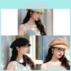 Classic Beret Hat For Women Summer Sun Protection And Breathability In Stylish Design