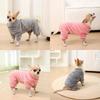 Windproof Winter Flannel Jumpsuit Jacket Coat for Small Dogs Puppy Chihuahua Bulldog Outfit with D Ring Pet Dog